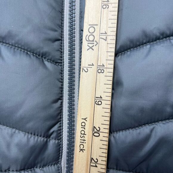 Cutter & Buck Womens Quilted Puffer Jacket With Zip Pockets Gray Size M - Picture 11 of 13